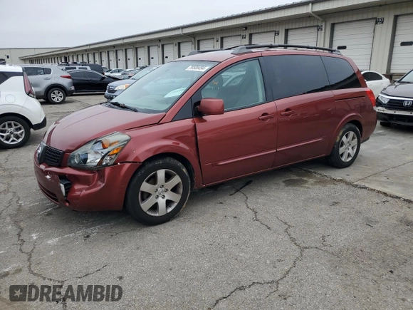 2004 Nissan Quest SE with VIN 5N1BV28U64N324264, listed as a Copart auction lot 79508494 with 0 mi miles and Salvage Title. Bid and sale history available at carsss.com. Image 1.