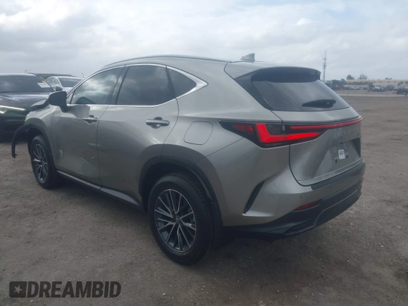 2025 Lexus NX 250 with VIN 2T2ADCAZ4SC024801, listed as a IAAI auction lot 41727939 with 77 mi miles and . Bid and sale history available at DreamBid. Image 3.