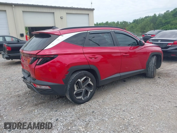 2022 Hyundai Tucson SEL z VIN 5NMJF3AE5NH135237, wystawiony jako IAAI lot #42324113 z przebiegiem 44 077 mil mil oraz . Historia ofert i sprzedaży dostępna na DreamBid. Obrazek 4.