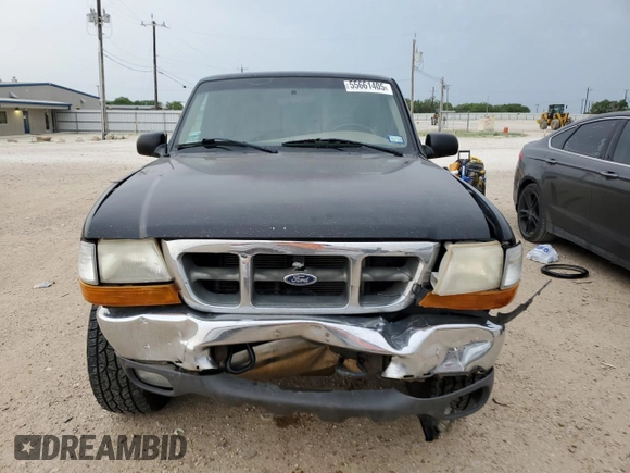 2000 Ford Ranger XLT with VIN 1FTZR15X7YPB39800, listed as a Copart auction lot 55661405 with 228,926 mi miles and Salvage title. Bid and sale history available at DreamBid. Image 5.