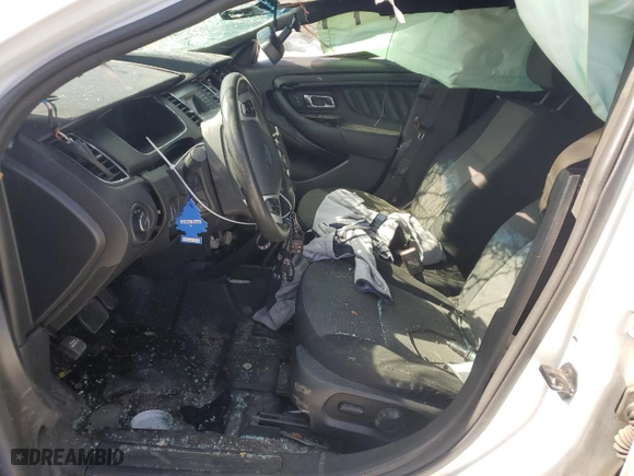 2014 Ford Sedan Police Interceptor with VIN 1FAHP2MK4EG150588, listed as a Copart auction lot 89338895 with 0 mi miles and Salvage Title. Bid and sale history available at carsss.com. Image 7.