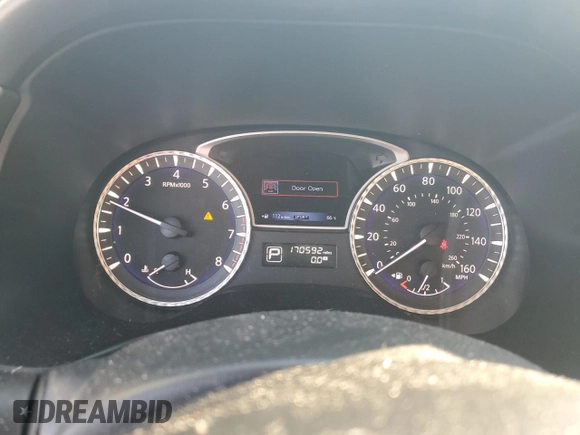 2013 Infiniti JX35 with VIN 5N1AL0MM9DC304548, listed as a Copart auction lot 74738174 with 170,592 mi miles and Salvage Title. Bid and sale history available at carsss.com. Image 9.