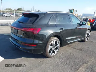 2021 Audi e-tron Premium with VIN WA1AAAGE3MB021535, listed as a IAAI auction lot 41146496 with 53,293 mi miles. Bid and sale history available at carsss.com. Image 4.