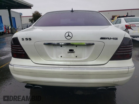 2004 Mercedes-Benz S 55 AMG with VIN WDBNG74J94A397588, listed as a Copart auction lot 85260014 with Not Provided miles and Clean Title. Bid and sale history available at DreamBid. Image 6.