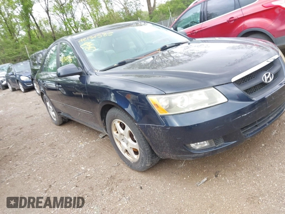 2006 Hyundai Sonata GLS with VIN 5NPEU46F46H119484, listed as a IAAI auction lot 42134585 with 146,686 mi miles and . Bid and sale history available at DreamBid. Image 1.