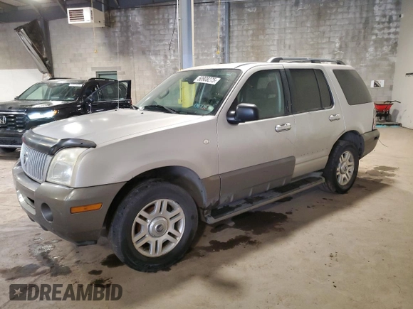 2004 Mercury Mountaineer Convenience with VIN 4M2ZU66K94UJ04938, listed as a Copart auction lot 50908275 with Not provided miles and Salvage title. Bid and sale history available at DreamBid. Image 1.
