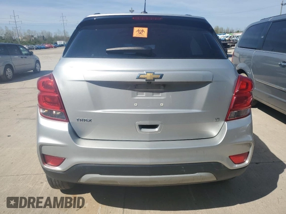 2020 Chevrolet Trax LT with VIN KL7CJLSB1LB015932, listed as a Copart auction lot 53910755 with Not Provided miles and Clean Title. Bid and sale history available at DreamBid. Image 6.