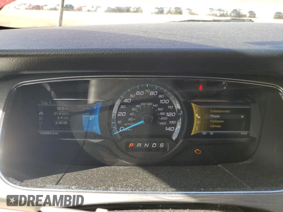 2013 Ford Taurus SEL with VIN 1FAHP2E87DG222644, listed as a Copart auction lot 51860615 with 134,583 mi miles and Salvage Title. Bid and sale history available at carsss.com. Image 9.