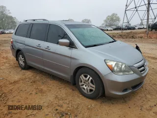 2006 Honda Odyssey EX-L with VIN 5FNRL38786B098075, listed as a Copart auction lot 51526235 with 164,192 mi miles and Salvage Title. Bid and sale history available at carsss.com. Image 4.