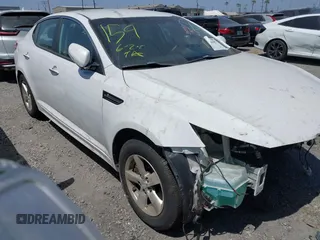 2015 Kia Optima LX z VIN KNAGM4A79F5598314, wystawiony jako IAAI lot #42484487 z przebiegiem Nie podano mil oraz . Historia ofert i sprzedaży dostępna na DreamBid. Obrazek 1.