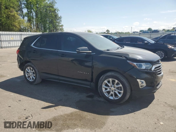 2018 Chevrolet Equinox LT with VIN 2GNAXJEV1J6291831, listed as a Copart auction lot 52679995 with 83,191 mi miles and Salvage title. Bid and sale history available at DreamBid. Image 4.