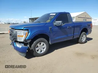 2022 Ford F-150 XL with VIN 1FTMF1E59NKE47304, listed as a Copart auction lot 57889635 with 41,399 mi miles and Salvage title. Bid and sale history available at DreamBid. Image 1.