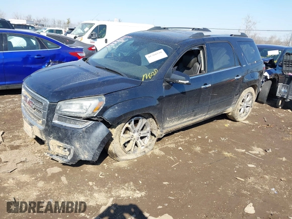 2015 GMC Acadia SLT with VIN 1GKKVRKDXFJ237648, listed as a IAAI auction lot 41768530 with 1 mi miles. Bid and sale history available at carsss.com. Image 16.