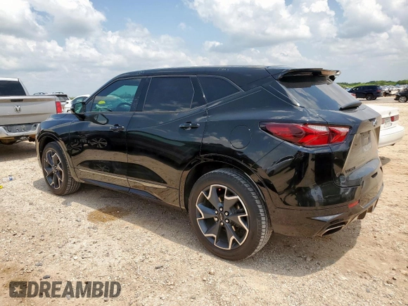 2020 Chevrolet Blazer RS z VIN 3GNKBERS5LS531235, wystawiony jako Copart lot #60864605 z przebiegiem 86 112 mil mil oraz Szkoda całkowita • Salvage title. Historia ofert i sprzedaży dostępna na DreamBid. Obrazek 2.