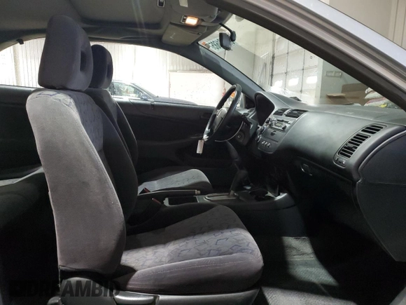2002 Honda Civic EX with VIN 1HGEM22992L108766, listed as a Copart auction lot 53991685 with 84,542 mi miles and Salvage Title. Bid and sale history available at carsss.com. Image 10.