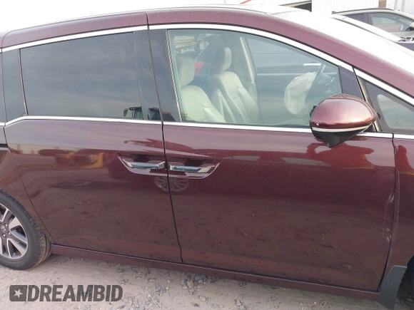 2015 Honda Odyssey Touring Elite with VIN 5FNRL5H9XFB026405, listed as a IAAI auction lot 41780562 with 134,897 mi miles and . Bid and sale history available at DreamBid. Image 13.
