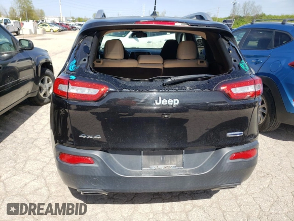 2015 Jeep Cherokee Latitude with VIN 1C4PJMCS6FW752940, listed as a Copart auction lot 49735044 with 80,172 mi miles and Salvage Title. Bid and sale history available at carsss.com. Image 6.