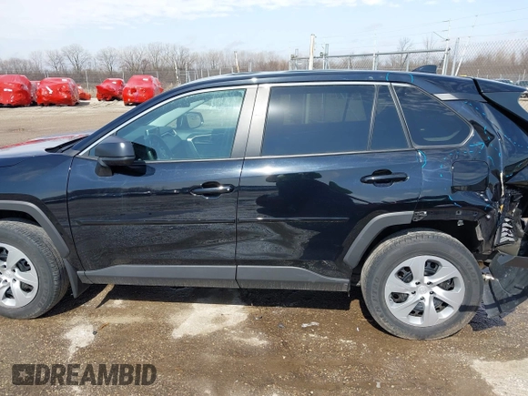 2023 Toyota RAV4 LE with VIN 2T3F1RFV4PC332593, listed as a IAAI auction lot 42071526 with 33,745 mi miles. Bid and sale history available at carsss.com. Image 15.