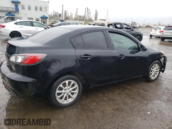 2011 Mazda 3 i Sport with VIN JM1BL1UF7B1377393, listed as a Copart auction lot 50618475 with 160,238 mi miles and Salvage Title. Bid and sale history available at DreamBid. Image 3.