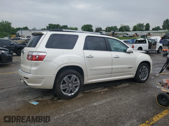 2012 GMC Acadia Denali with VIN 1GKKRTED4CJ216352, listed as a Copart auction lot 58934525 with 98,959 mi miles and Salvage title. Bid and sale history available at DreamBid. Image 3.