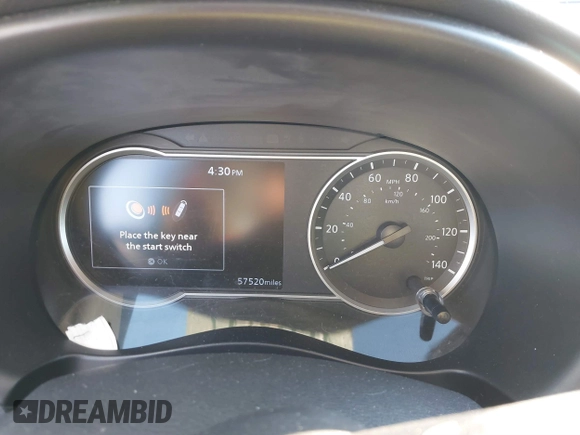2019 Nissan Kicks SV with VIN 3N1CP5CU3KL493055, listed as a IAAI auction lot 41313642 with 57,520 mi miles. Bid and sale history available at carsss.com. Image 7.