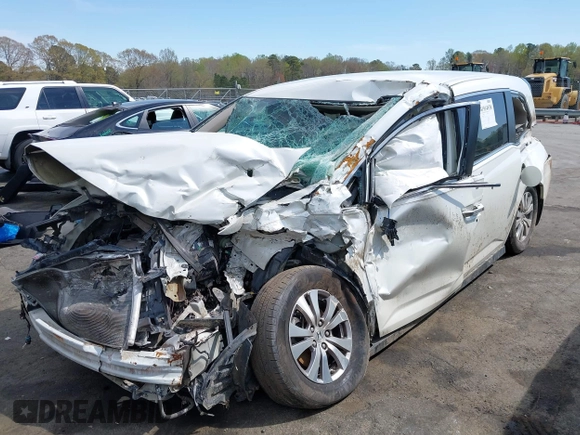 2014 Honda Odyssey EX with VIN 5FNRL5H40EB044303, listed as a IAAI auction lot 41914938 with Not Provided miles and . Bid and sale history available at carsss.com. Image 6.