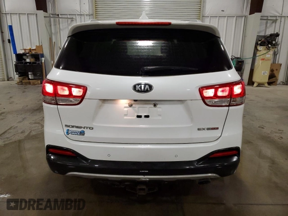 2017 Kia Sorento EX with VIN 5XYPHDA16HG274380, listed as a Copart auction lot 86149174 with 133,342 mi miles and Salvage Title. Bid and sale history available at carsss.com. Image 6.
