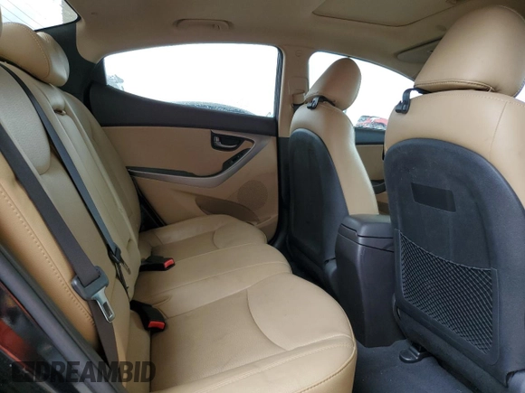 2013 Hyundai Elantra GLS with VIN 5NPDH4AE9DH334161, listed as a Copart auction lot 62475005 with 188,958 mi miles and Salvage title. Bid and sale history available at DreamBid. Image 10.