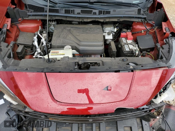 2023 Nissan LEAF SV Plus with VIN 1N4CZ1CV4PC555628, listed as a Copart auction lot 61274595 with 28,424 mi miles and Salvage title. Bid and sale history available at DreamBid. Image 12.
