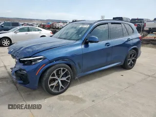 2019 BMW X5 xDrive50i with VIN 5UXJU2C5XKLN66811, listed as a Copart auction lot 48597115 with 0 mi miles and Salvage Title. Bid and sale history available at carsss.com. Image 1.