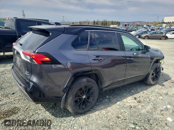 2023 Toyota RAV4 Hybrid XSE with VIN 2T35WRFVXPW176393, listed as a Copart auction lot 58304415 with 50,998 mi miles and Salvage title. Bid and sale history available at DreamBid. Image 3.