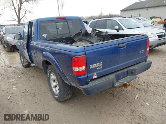 2009 Ford Ranger XLT with VIN 1FTZR45E99PA02617, listed as a IAAI auction lot 41508620 with 127,331 mi miles. Bid and sale history available at carsss.com. Image 3.