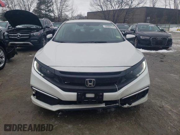 2019 Honda Civic LX with VIN 2HGFC2F66KH531972, listed as a Copart auction lot 44960175 with 50,962 mi miles and Salvage Title. Bid and sale history available at DreamBid. Image 5.