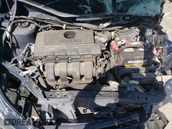 2016 Nissan Sentra SV with VIN 3N1AB7AP4GY319746, listed as a Copart auction lot 53178705 with Not Provided miles and Salvage Title. Bid and sale history available at DreamBid. Image 12.