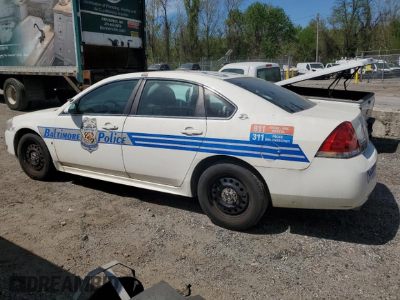 2009 Chevrolet Impala Police Police with VIN 2G1WS57M991284863, listed as a Copart auction lot 51653415 with 60,369 mi miles and Clean Title. Bid and sale history available at carsss.com. Image 2.
