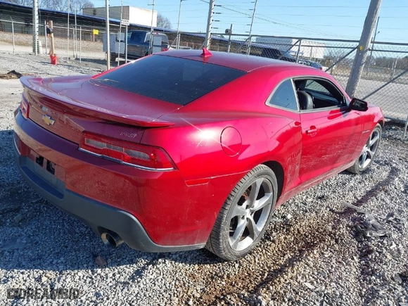2014 Chevrolet Camaro LT with VIN 2G1FC1E35E9152033, listed as a IAAI auction lot 41478311 with NaN miles. Bid and sale history available at carsss.com. Image 4.