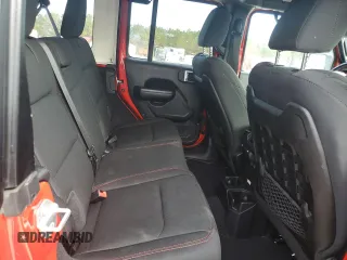 2021 Jeep Wrangler Unlimited Rubicon with VIN 1C4HJXFN9MW505291, listed as a Copart auction lot 89060615 with 69,894 mi miles and Salvage Title. Bid and sale history available at DreamBid. Image 10.