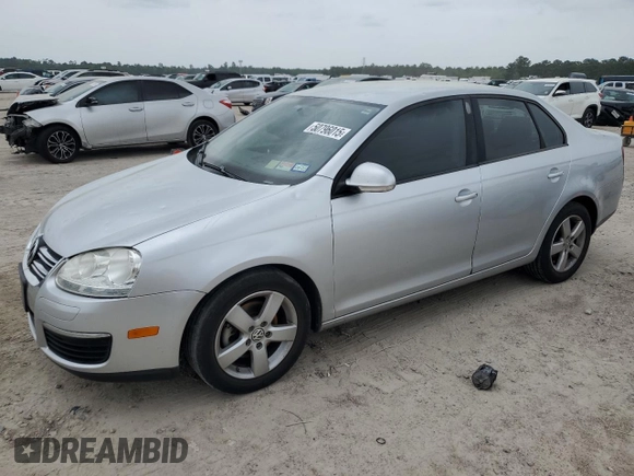 2008 Volkswagen Jetta S with VIN 3VWJM71K78M106727, listed as a Copart auction lot 50796015 with 91,828 mi miles and Clean title. Bid and sale history available at DreamBid. Image 1.