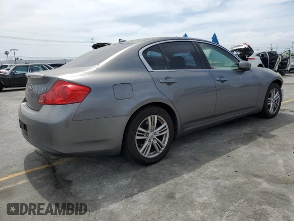 2012 Infiniti G25 Journey with VIN JN1DV6AP8CM812079, listed as a Copart auction lot 56431805 with 116,278 mi miles and Salvage title. Bid and sale history available at DreamBid. Image 3.
