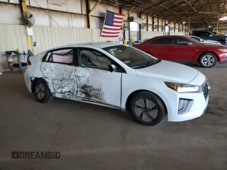 2022 Hyundai Ioniq SE with VIN KMHC75LC0NU266254, listed as a Copart auction lot 49628795 with 49,255 mi miles and Salvage Title. Bid and sale history available at DreamBid. Image 4.