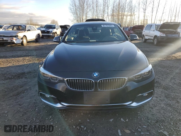 2018 BMW 4 Series 430i xDrive with VIN WBA4Z3C50JEC56661, listed as a Copart auction lot 87767045 with 38,710 mi miles and Salvage Title. Bid and sale history available at DreamBid. Image 5.
