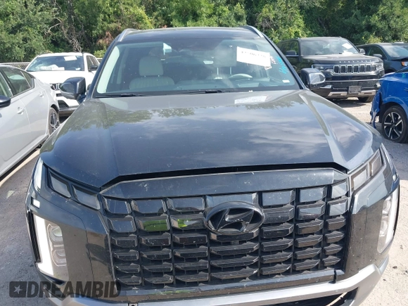 2024 Hyundai Palisade Limited z VIN KM8R5DGE9RU646608, wystawiony jako IAAI lot #42506228 z przebiegiem 54 895 mil mil oraz . Historia ofert i sprzedaży dostępna na DreamBid. Obrazek 12.