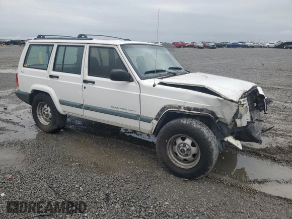 2000 Jeep Cherokee with VIN 1J4FF48S1YL174377, listed as a Copart auction lot 50032345 with 204,234 mi miles and Salvage title. Bid and sale history available at DreamBid. Image 4.