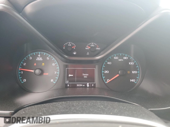 2022 Chevrolet Colorado 2WD Work Truck with VIN 1GCGSBEN7N1330793, listed as a Copart auction lot 88318955 with 36,284 mi miles and Salvage title. Bid and sale history available at DreamBid. Image 9.