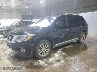 2016 Nissan Pathfinder SV with VIN 5N1AR2MM6GC619578, listed as a Copart auction lot 44746755 with 92,806 mi miles and Salvage Title. Bid and sale history available at carsss.com. Image 1.