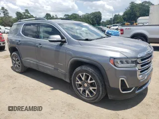 2021 GMC Acadia SLT with VIN 1GKKNMLS3MZ163715, listed as a Copart auction lot 61997755 with 75,247 mi miles and Salvage title. Bid and sale history available at DreamBid. Image 4.
