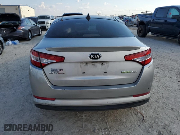 2013 Kia Optima Hybrid EX with VIN KNAGM4AD5D5044688, listed as a Copart auction lot 70068464 with 125,338 mi miles and Salvage Title. Bid and sale history available at carsss.com. Image 6.