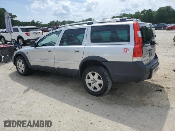 2006 Volvo XC70 with VIN YV4SZ592661218654, listed as a Copart auction lot 52186095 with 150,427 mi miles and Salvage Title. Bid and sale history available at carsss.com. Image 2.