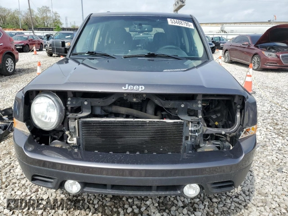 2016 Jeep Patriot Sport with VIN 1C4NJPBA2GD629201, listed as a Copart auction lot 53488795 with 98,382 mi miles and Salvage Title. Bid and sale history available at carsss.com. Image 5.