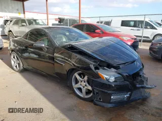 2013 Mercedes-Benz SLK-Class SLK 250 with VIN WDDPK4HA2DF072534, listed as a IAAI auction lot 41749467 with 1 mi miles. Bid and sale history available at carsss.com. Image 1.